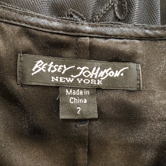 Betsy Johnson of New York Size 2 Black Lace - Picture 8 of 8